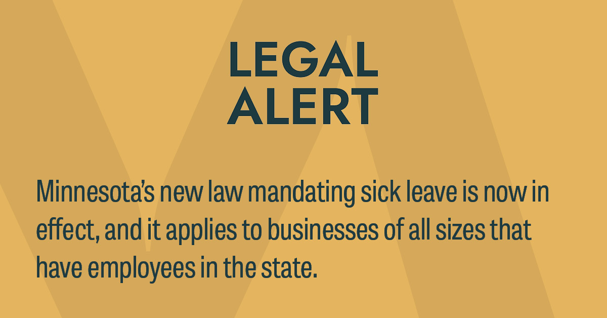 Still Have Questions About Minnesota's New Earned Sick and Safe Time